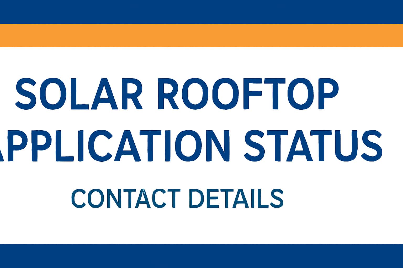 Solar Rooftop Application Status Contact Details