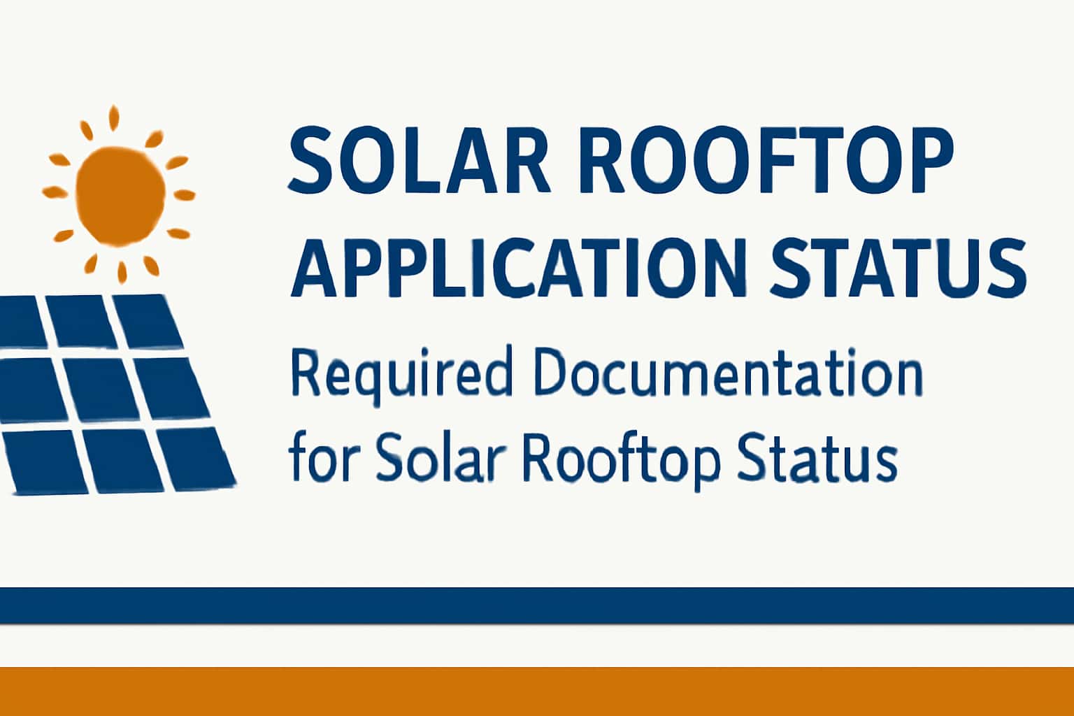 Solar Rooftop Application Status Required Documentation for Solar Rooftop Status - Guide